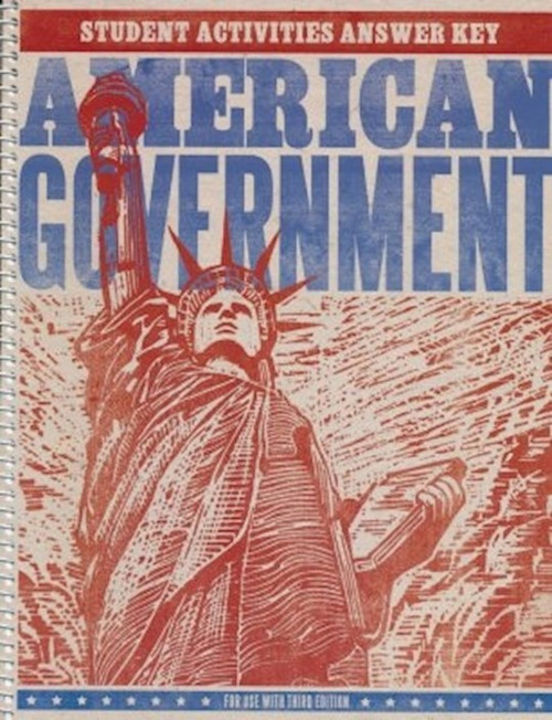 American Government Student Activities Manual Answer Key (3rd Edition) by BJU Press