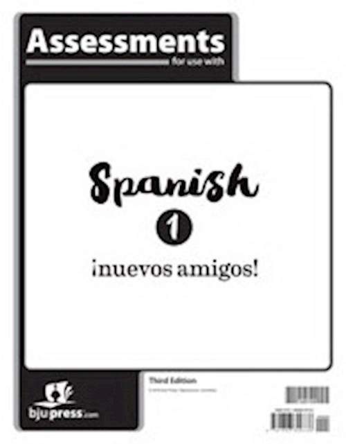 Spanish 1 Assessments Tests (3rd Edition) by BJU Press