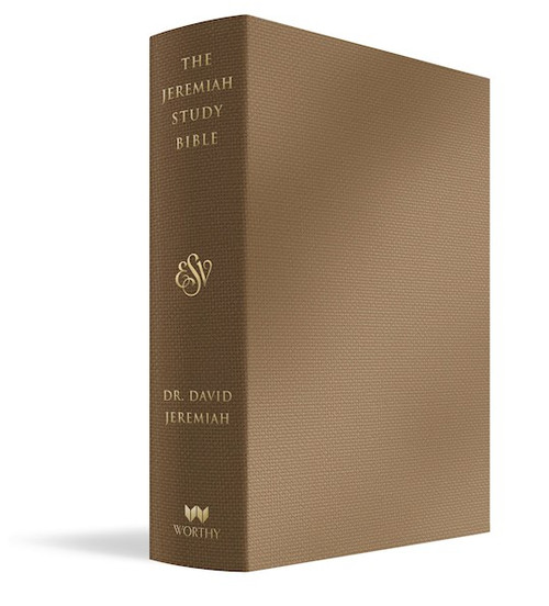 ESV The Jeremiah Study Bible-Bronze LeatherLuxe by Jeremiah David