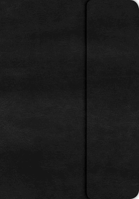 KJV Large Print Compact Reference Bible-Black LeatherTouch w/Magnetic Flap by Holman Bible
