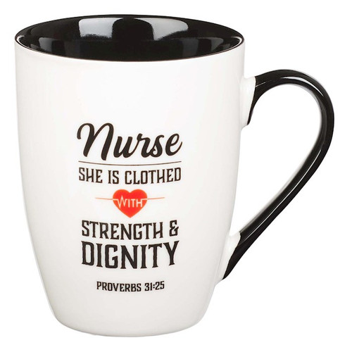 Mug-Nurse/Strength & Dignity (Proverbs 31:25) (MUG636) by Christian Art Gift