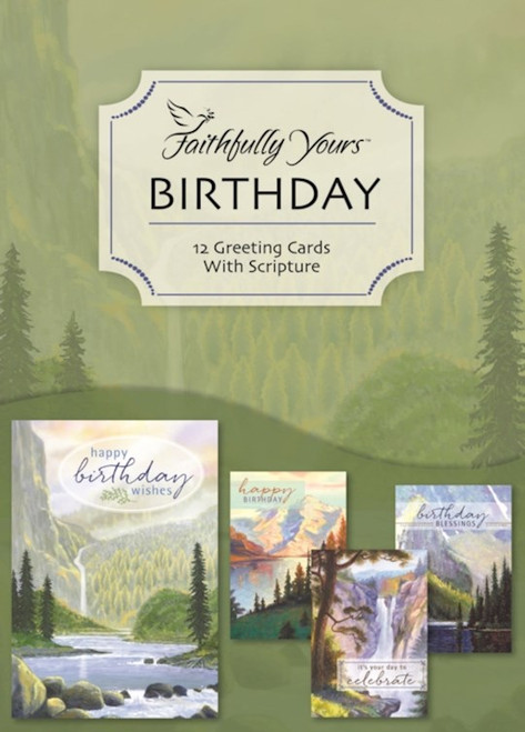 Card-Boxed-Birthday-Waterfalls (Box Of 12) by KJV Scripture