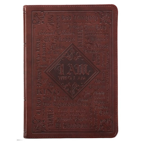 Journal-LuxLeather Flexcover-Names of God by Christian Art Gift