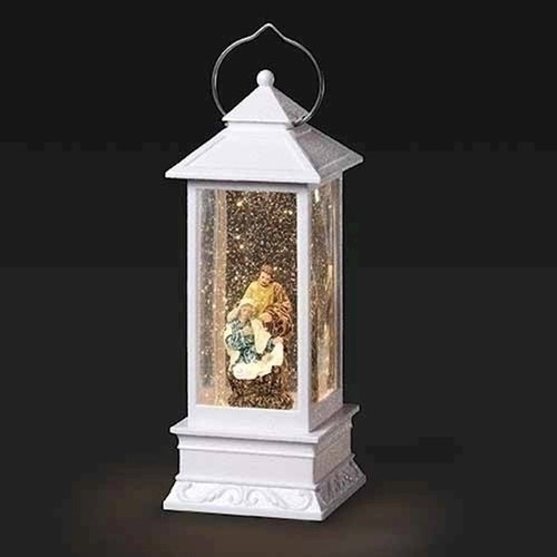 Lantern-LED-Swirl-Holy Family (11") by Christmas