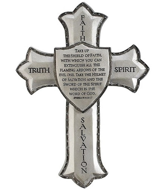 Wall Cross-Armor Of God (8.25" H) by Roman Inc