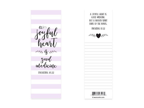 Bookmark-Joyful Heart (Pack Of 25) by Swanson