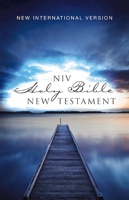 NIV Outreach New Testament-Blue Pier Softcover by Zondervan