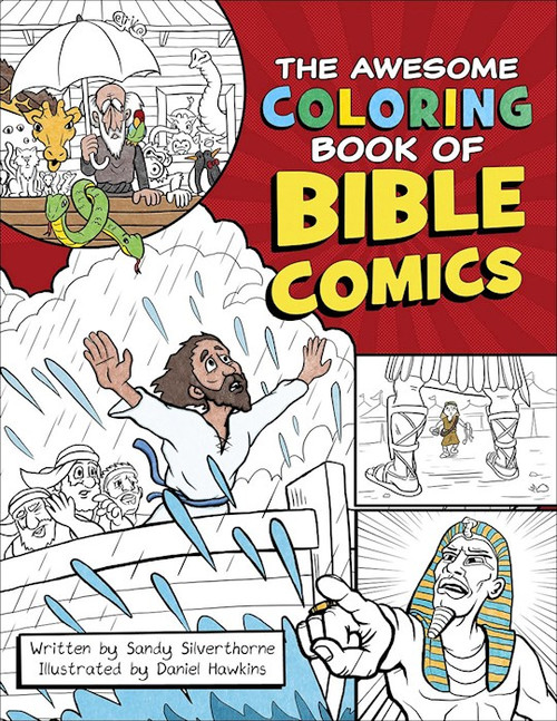 Awesome Coloring Book Of Bible Comics by Silverthorne Sandy