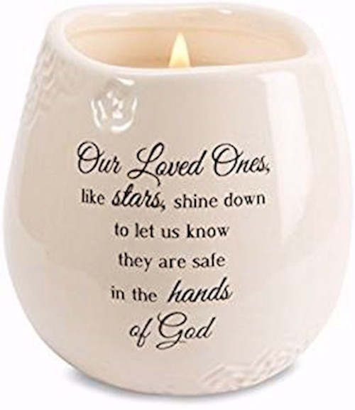 Candle-Memorial-Loved One-Serenity Scent (8 Oz Soy) by Light Your Way Mem