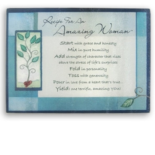 Cutting Board-Amazing Woman-Blue (15 1/2 x 11 1/2) by Abbey Gift