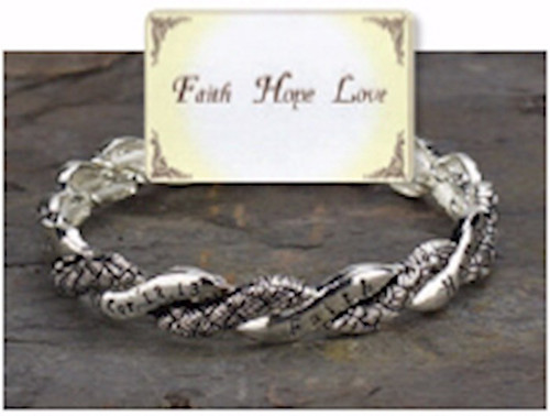 Bracelet-Eden Merry-Faith Hope Love Blessed by Eden Merry