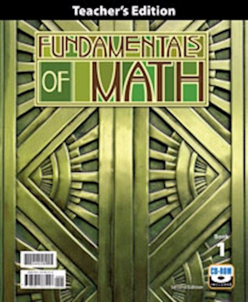 Fundamentals of Math Teacher's Edition w/CD (2nd Edition) by BJU Press