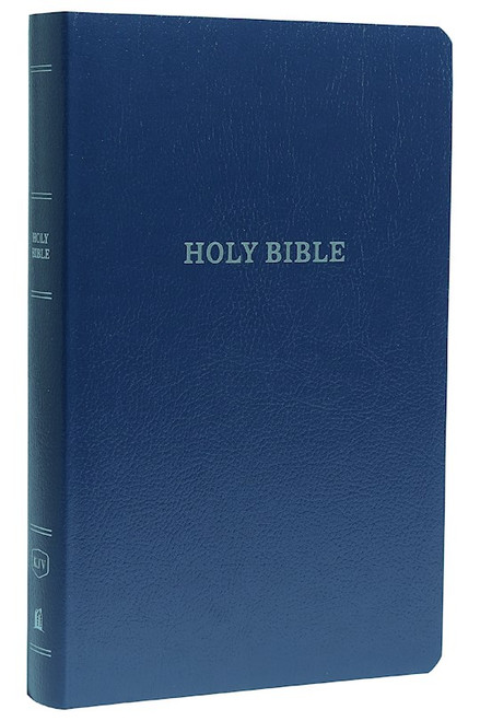 KJV Gift & Award Bible (Comfort Print)-Navy Blue Leatherflex by Nelson Bibles