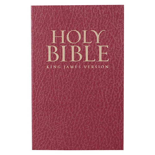 KJV Gift And Award Bible-Burgundy Softcover by Christian Art Gift