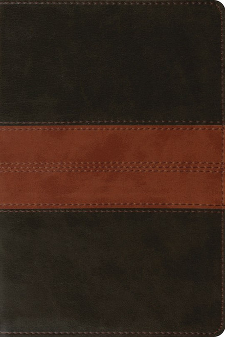 ESV Personal Reference Bible-Deep Brown/Tan Trail Design TruTone by English Standard V