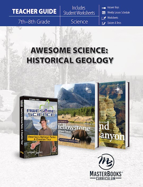 Master Books-Awesome Science: Historical Geology Teacher Guide (7th - 8th Grade) by Jensen Frode