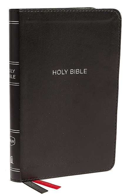 NKJV Thinline Bible/Compact (Comfort Print)-Black Leathersoft by Nelson Bibles