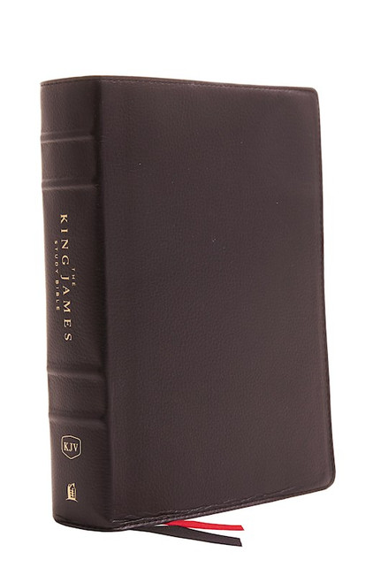 KJV Study Bible (Full-Color)-Black Genuine Leather by Nelson Bibles