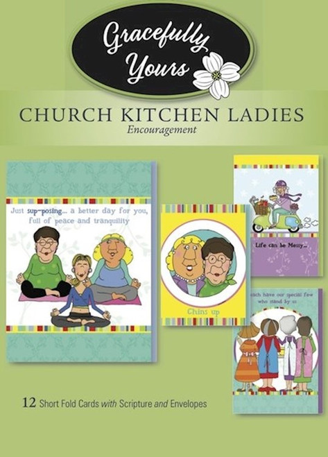 CARD-BOXED-ENCOURAGEMENT-CHURCH KITCHEN LADIES #148 (BOX OF 12) by Gracefully Yours