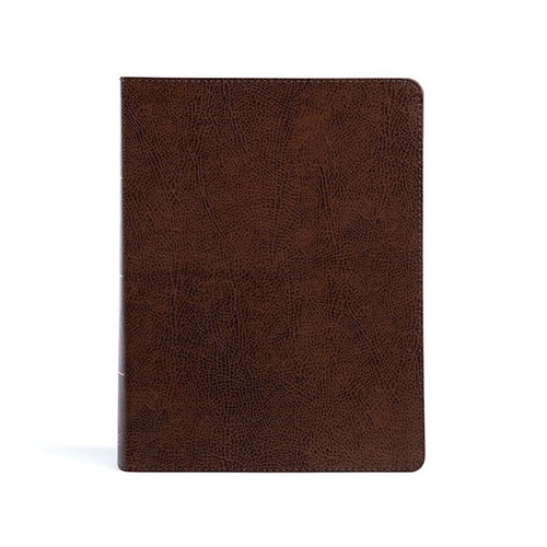 CSB Verse-By-Verse Pastor's Bible-Brown Bonded Leather by CSB Bibles By Holm