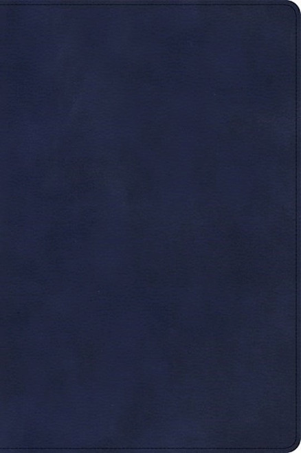 CSB Large Print Thinline Bible-Navy LeatherTouch by CSB Bibles By Holm