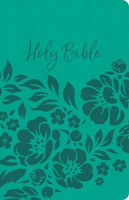 KJV Thinline Bible (Value Edition)-Teal LeatherTouch by Holman Bible