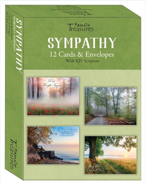 Card-Boxed-Sympathy-Heartfelt Sympathy (Box Of 12) by Family Treasures