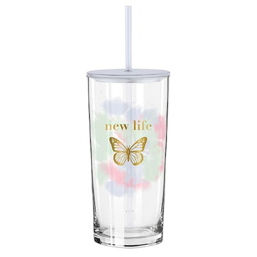 Glass Tumbler-New Life (20 Oz) by Slant