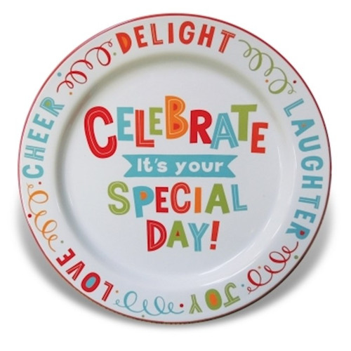 Plate-Celebrate/It's Your Special Day! (10" D) by CA Gift