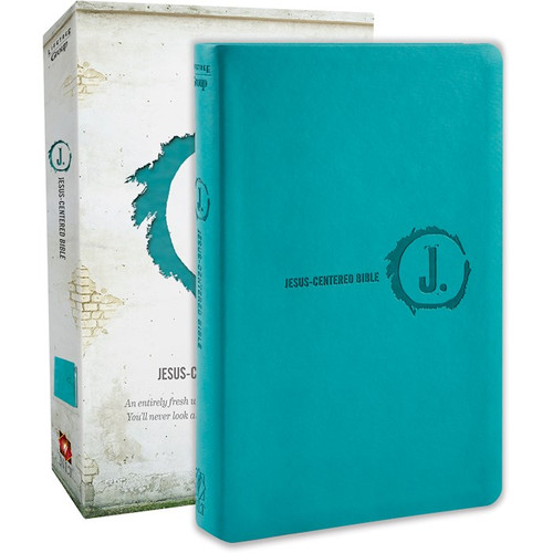 NLT Jesus-Centered Bible-Turquoise Imitation Leather (Second Edition) by Group Publishing