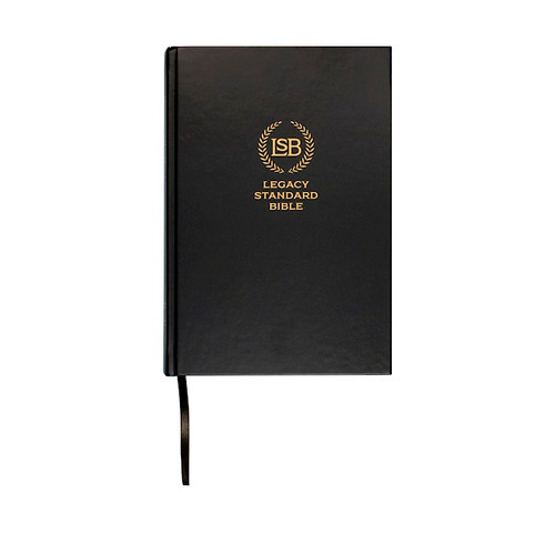LSB Legacy Standard Bible/Large Print Wide Margin Bible-Black Hardcover by Steadfast Bibles
