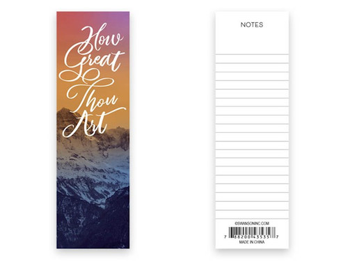 Bookmark-How Great Thou Art (Pack Of 25) by Swanson