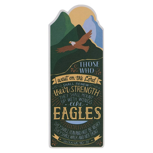 Bookmark-On Wings Like Eagles-Isaiah 40:31-Scenic by Christian Art Gift