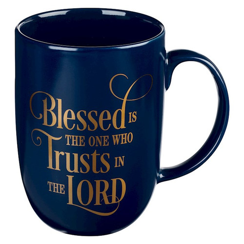 Mug-Blessed Is The One Who Trusts (Jeremiah 17:7) (MUG904) by Christian Art Gift