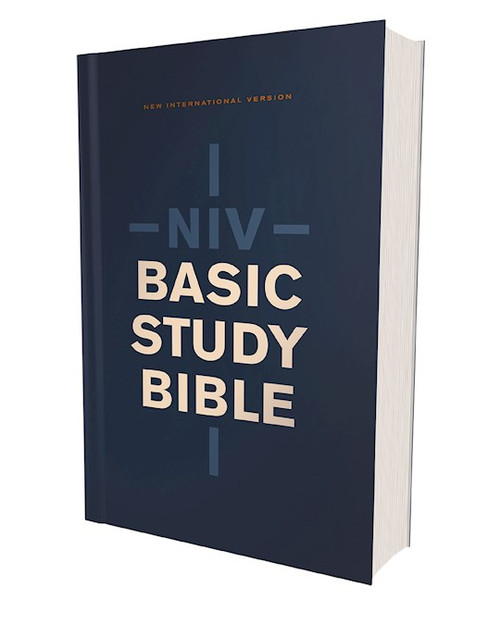 NIV Basic Study Bible Economy Edition-Blue Softcover by Zondervan