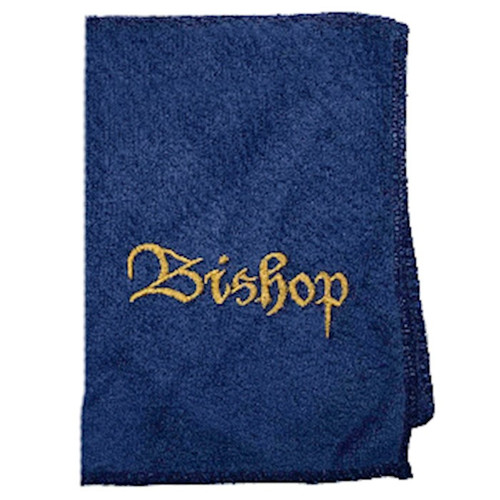Pastor Towel-Bishop-Navy Microfiber by Swanson