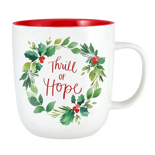 Mug-Thrill Of Hope (14 Oz) by Christmas