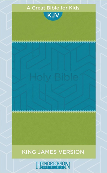 KJV Kids Bible-Blue/Green Flexisoft by Hendrickson