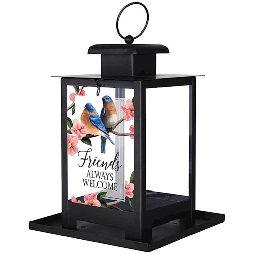 Bird Feeder-Friends Welcome (12" x 7" x 7") by Carson Home Accent