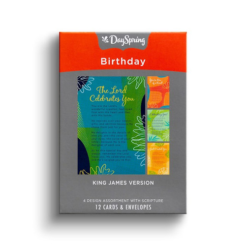 Card-Boxed-Birthday-Geometric (Box Of 12) by KJV Scripture