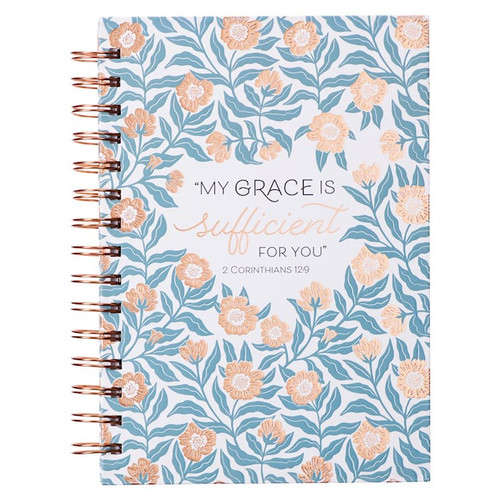 Lg Wire Journal My Grace is Sufficient for You by Christian Art Gift