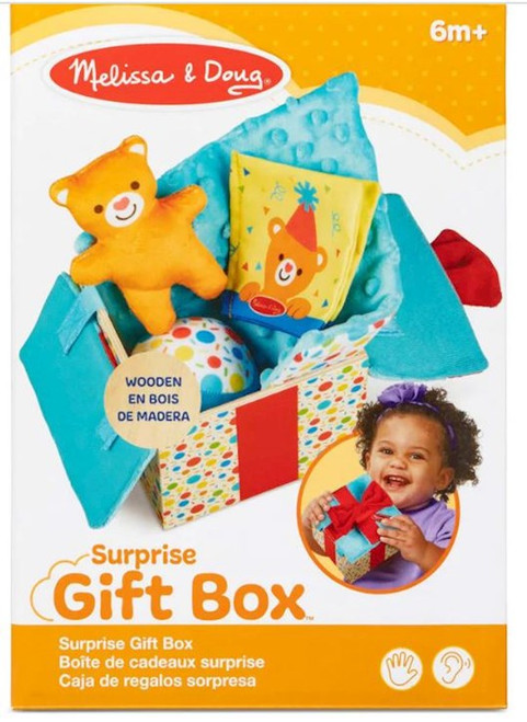 Surprise Gift Box Baby Toy (Ages 0-18 Mo) by Melissa and Doug