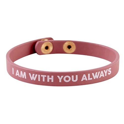 Bracelet-Simply Faith Snap-I Am With You Always by Kingdom Jewelry