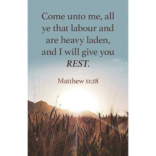 Bulletin-Come Unto Me All Ye That Labour (Pack Of 100) by Broadman & Holman