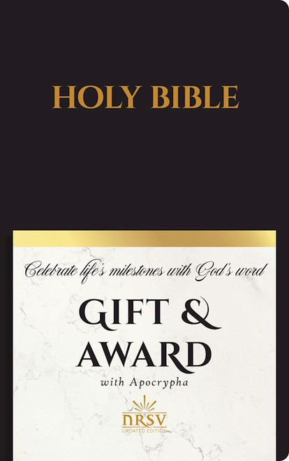 NRSV Updated Edition Gift & Award Bible w/Apocrypha-Black Imitation Leather by Of National Counci