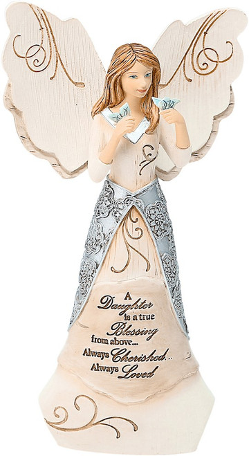 Figurine-Angel-A Daughter Is A True Blessing... (6") by Elements