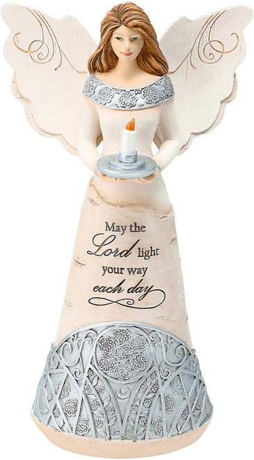 Figurine-Angel-May The Lord Light Your Way Each Day (9") by Elements