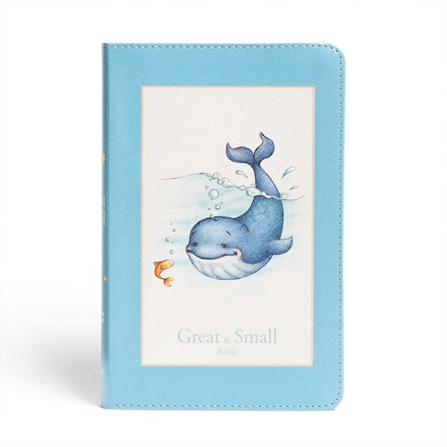 CSB Great And Small Bible-Blue LeatherTouch by CSB Bibles By Holm