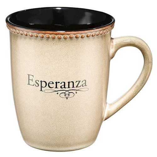 Taza crema-Esperanza (MUG279S) by Christian Art Gift