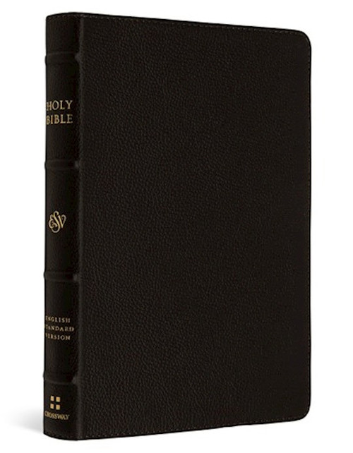 ESV Compact Bible-Deep Brown Buffalo Leather by Crossway